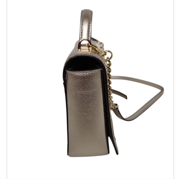 Kate Spade Patterson Drive Embellished Maisie Metallic Blush Crossbody Bag - Picture 2 of 11